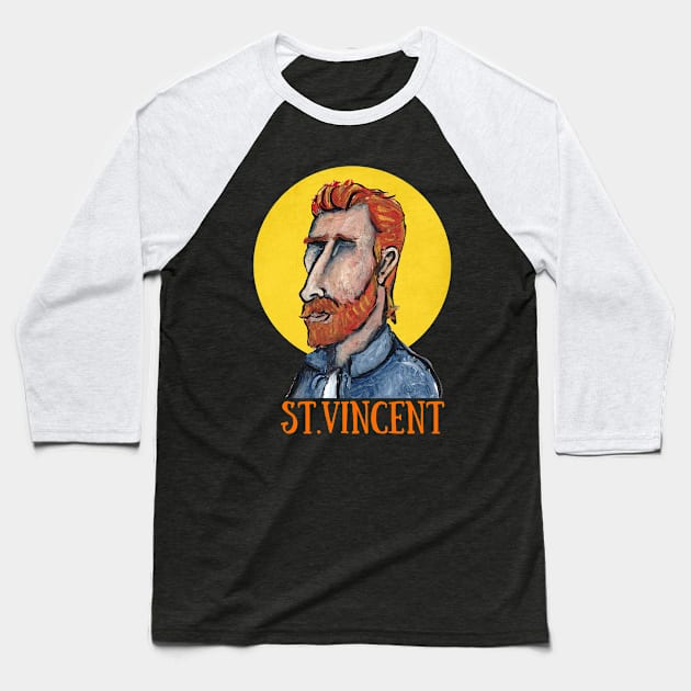 Vincent van Gogh Baseball T-Shirt by micalef